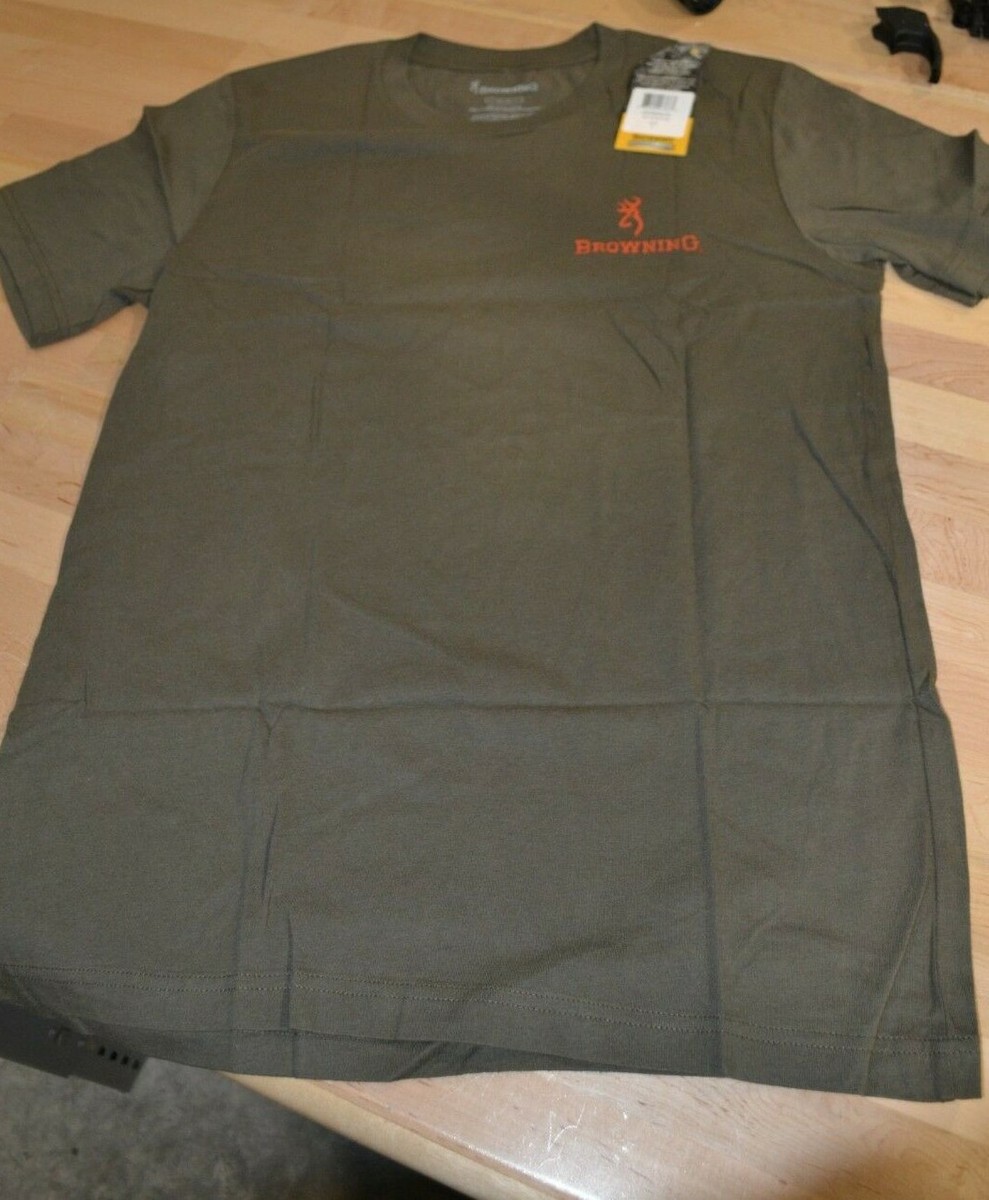 Browning T-Shirt Color: Green Size: Medium #847