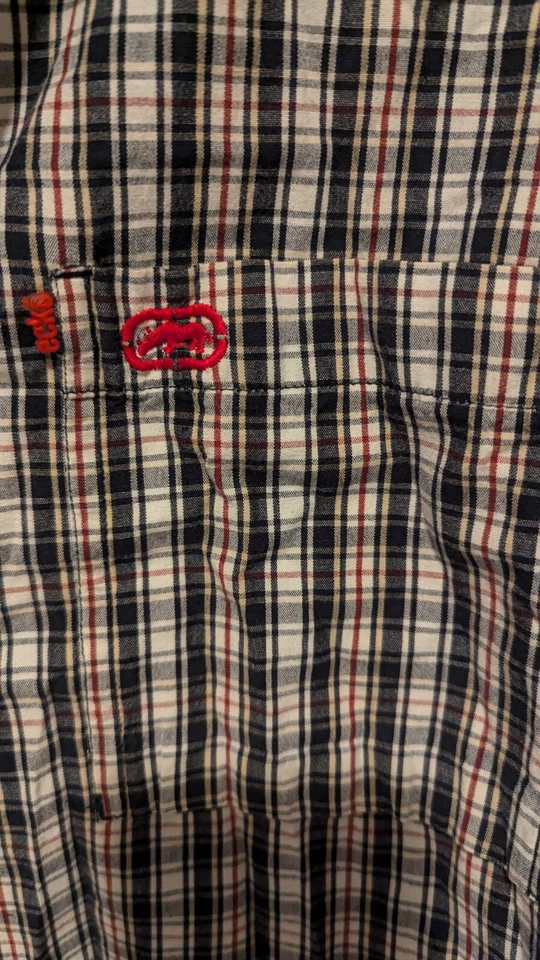 Camisa Ecko Abotonada: Juvenil Talla XL (Principios Años 2000) Foto 2 de 4