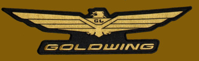 Honda Goldwing Jacket Vest Back Patch - 14 X 3.5 Inch Iron on Sew on