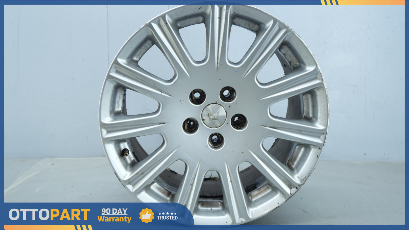 2004-2006 MASERATI QUATTROPORTE 18 Inch Factory Alloy Wheel Rim Silver DV141T-01