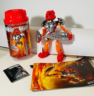 LEGO 2002 Bionicles Toa Nuva Set of 6 w/Canisters-Manuals (8568 is