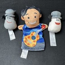 Melissa and Doug Blues Clues Salt  Pepper 4" And Josh 9  Puppets Stuffed Animal