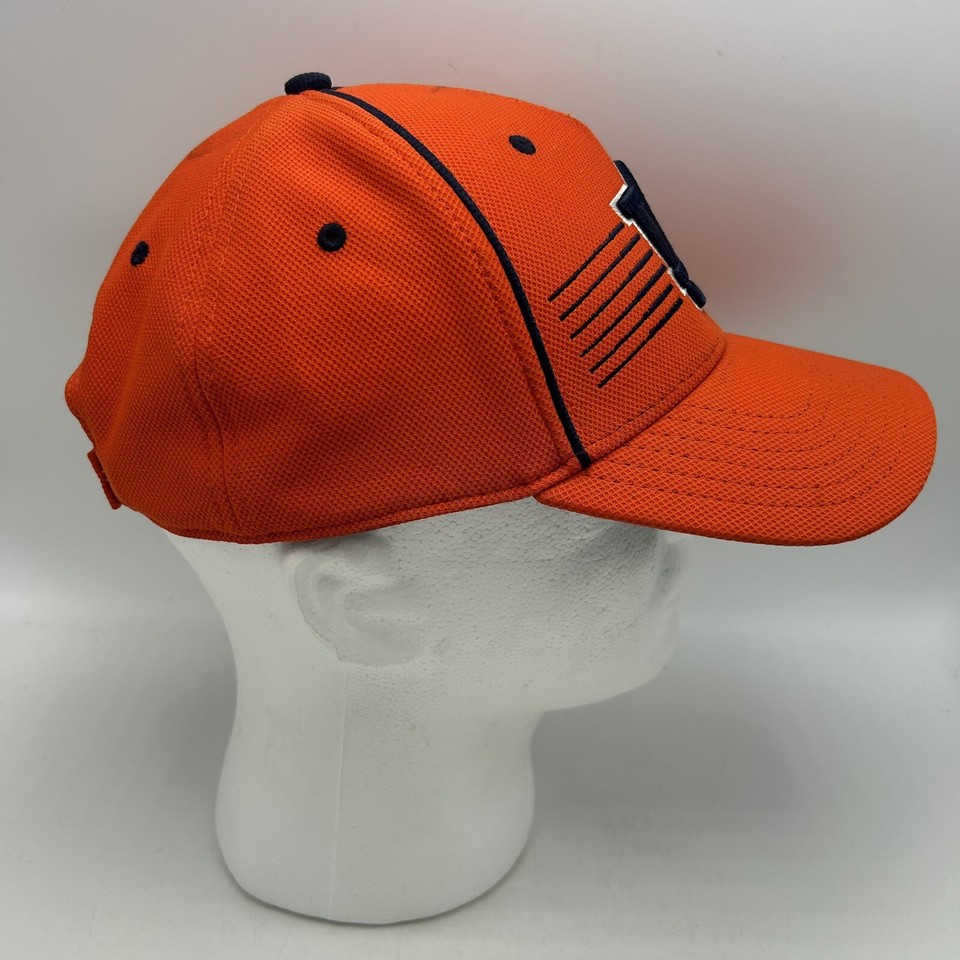 Auburn Tigers Baseball Hat Mens OS NCAA Under Armour UA Cap Orange Navy