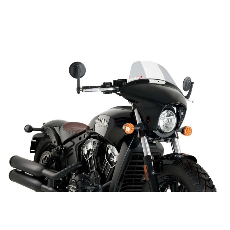 PUIG CUPOLINO BATWING SML TOURING PER INDIAN SCOUT BOBBER 18-24 FUME CHIARO-2107