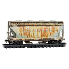 Southern Railroad 2-Bay Covered Hopper Weatherned MTL #092 45 530 N Scale