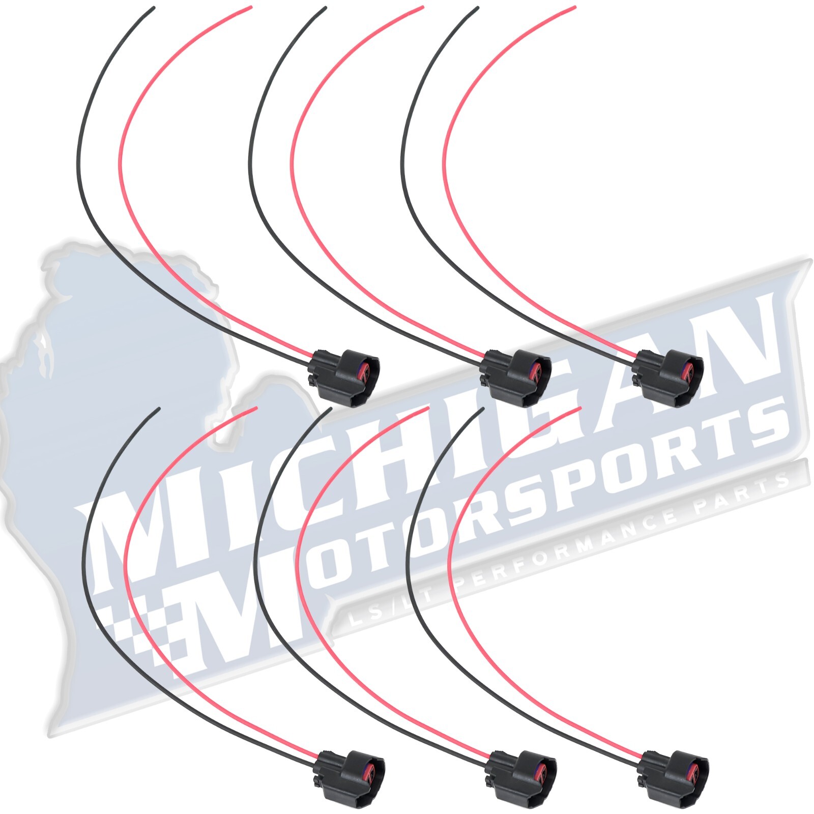 Pack Of 8 Fuel Injector Connector With Wiring Pigtail EV6 & EV14 For Dodge GM Ford LS2 LS3 LS7, Cut And Splice Style (Pack Of 8) In Kenya | Adapters & Connectors - Foto 6