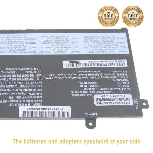 Original quality SB10K97645 02DL008 Akku batterie für LENOVO ThinkPad T14 Gen 1 - Picture 5 of 6
