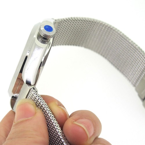 43mm Parnis Sapphire Crystal Miyota Automatic Movement Mens Watch Stainless Band - Picture 8 of 10