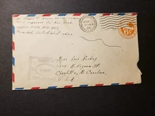 APO 803 WALLER FIELD, TRINIDAD 1942 WWII Army Cover 483rd Ordnanace Co Avn Bomb