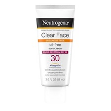 Neutrogena Clear Face Sunscreen Lotion for Acne-Prone Skin, Broad Spectrum SPF 3
