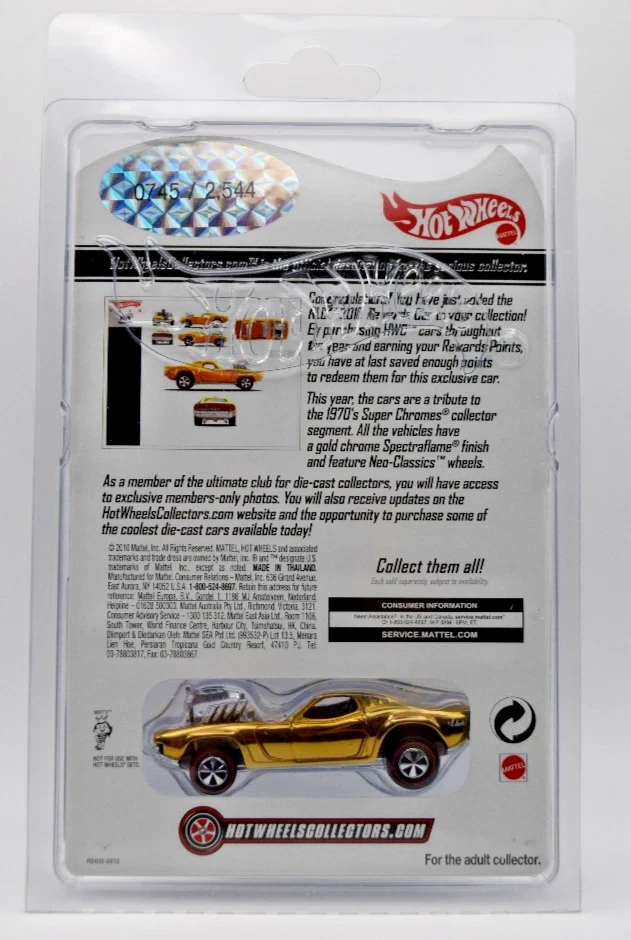Hot Wheels RLC Super Chromes Rewards Series Rodge Dodger #0745/2544 Low ## - Image 2 of 3
