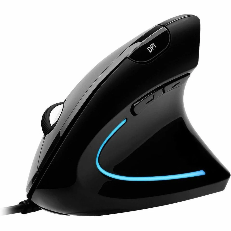 Adesso Imouse E1 - Vertical Ergonomic Illuminated Mouse - Optical - Cable - - Image 2 of 4