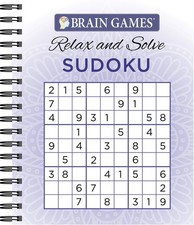 Brain Games - Relax and Solve: Sudoku (Purple) Publications International Lt...