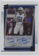 2021 Panini Clearly Donruss Rated Rookie Auto Kwity Paye #96 Auto 12ui