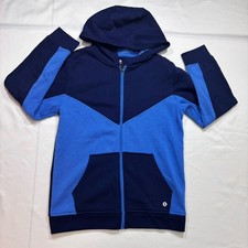 Boys Xersion Dark Blue/Blue Hooded Full-Zip Sweatshirt Size Medium 10/12 