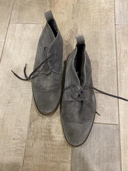 Men Strellson Heels Grey Suede 45