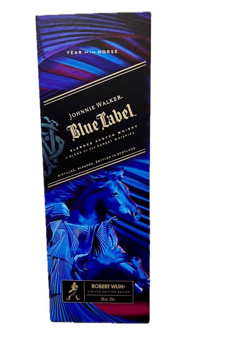 Johnnie Walker Blue Label Zodiac Year of the Horse Empty Box Only Japan Rare
