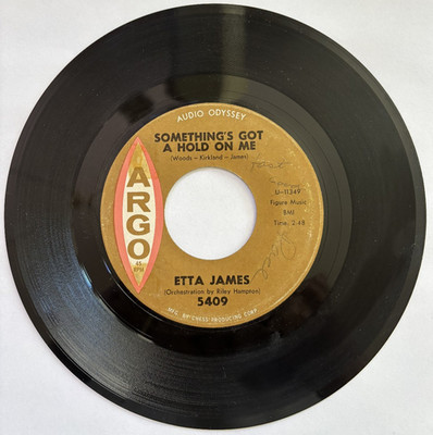 r&b/soul ETTA JAMES ''SOMETHING'S GOT A HOLD ON ME''/''WAITING FOR CHARLIE'' on ARGO