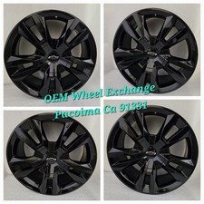 Oem 22 Chevy Tahoe Silverado Suburban Rst Gloss Black Wheels Rims 1985-obo Oem 22 Chevy Tahoe Silverado Suburban Rst Gloss Black Wheels Rims 1985-obo