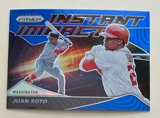 2020 Panini Prizm  Instant Impact Juan Soto #II-7 Blue Prizm -Free Shipping