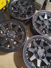 Set Of 4 Black 17 Trucksuv Wheels 6-lug Awc947 Style Fits Toyota Tacoma