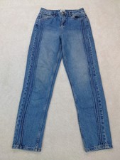 BDG Urban Outfitters Mom Jeans Textured Cotton Denim Actual Size 27x29