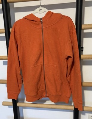 Lululemon Hoodie - Orange - Textured / Lightweight - Size 6 Top Zustand