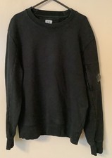 Felpa Uomo CP COMPANY, Nera, Med, 100% AUTENTICA 