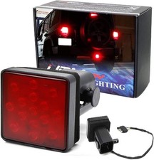 Red Lens LED Tail/Brake Light Compatible with Truck SUV Trailer ClassRed Solid