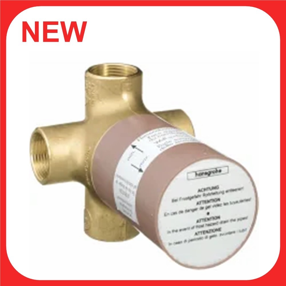 Hansgrohe Green 3-Way Diverter Valve  3/4-Inch     R6