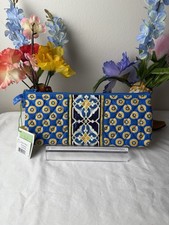 Vera Bradley Riviera Blue Brush and Pencil Case NWT - Retired Pattern, Last One