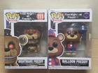 Funko Pop! Five Nights at Freddy's Lot 2 Freddy: Balloon #908 & Nightmare #111