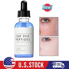 Copper Peptides Serum for Face,GHK-Cu  Hyaluronic Acid-Anti-Aging Facial Serum