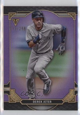 2022 Topps Triple Threads Amethyst 33/299 Derek Jeter #99 HOF 2r7
