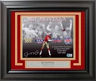 Joe Montana Signed Framed 8x10 Photo San Francisco 49ers Beckett