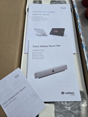 Cisco Webex Room Bar Collaboration Device inkl. Netzteil & Kabel