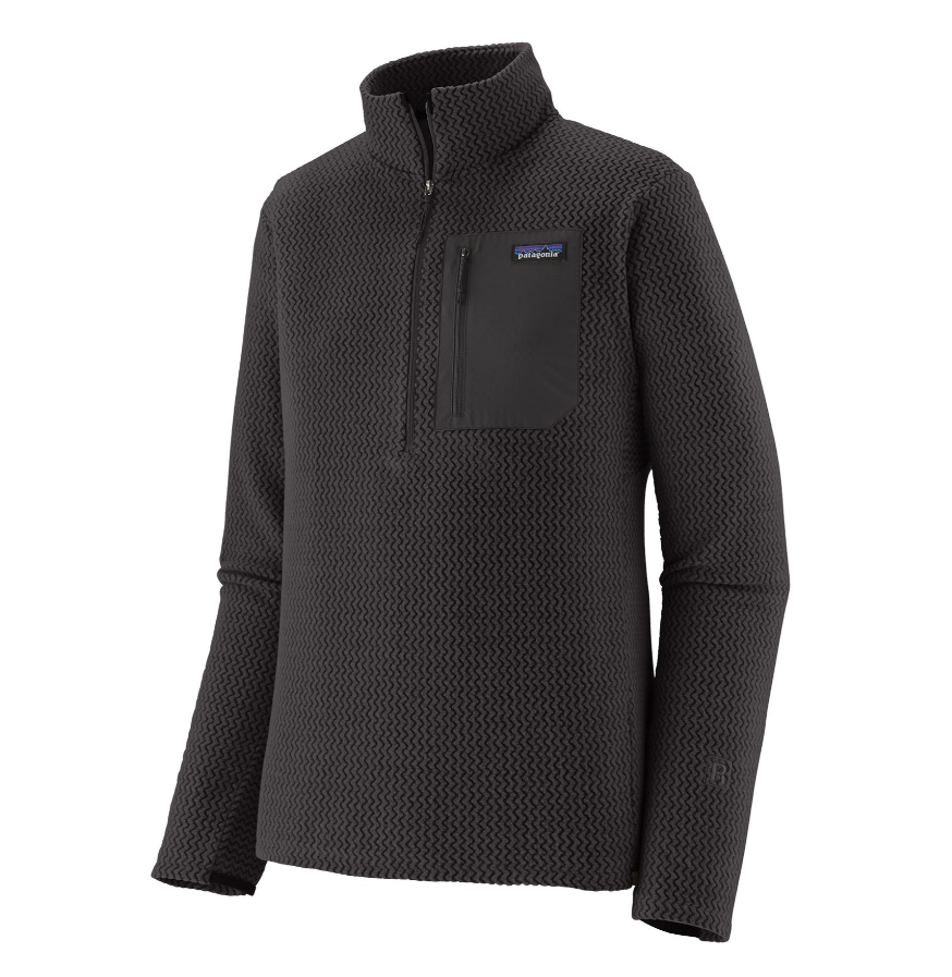 Patagonia R1 Air Zip-Neck Pullover - Men's, Black