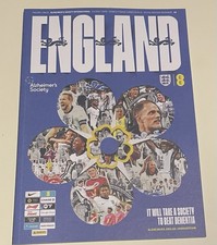 England V Wales Programme Wembley Stadium 9th October 2025 See Description