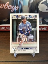 2022 Topps Update Series Bobby Witt Jr RC - Looking Up in Powder Blue #US100