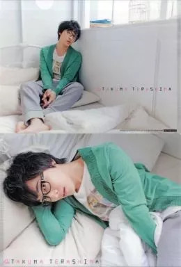 Takuma Terashima Clear File A4 Voice Animage ROMAN ALBUM Summer 2013 Collectible