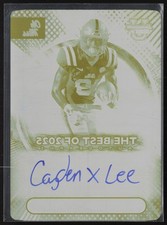 2025 Bowman Best U Cayden Lee The Printing Plates Yellow 1/1 #BOA-CL Ole Miss