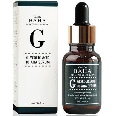 COS DE BAHA Glycolic Acid 10% Aha Serum 30mL
