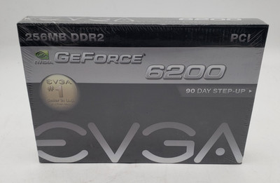 EVGA NVidia GeForce 6200 Graphics Unit | 256MB DDR2 | Factory Sealed