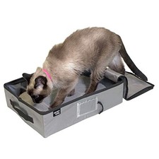 SPORT PET LARGE POP OPEN KENNEL PORTABLE CAT CAGE KENNEL CM-10033 - GRAY