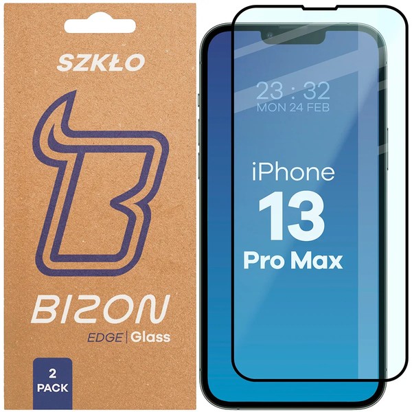 2X Schutzglas FüR Iphone 13 Pro Max Bizon Displayschutzglas Hartglas Handyglas-image