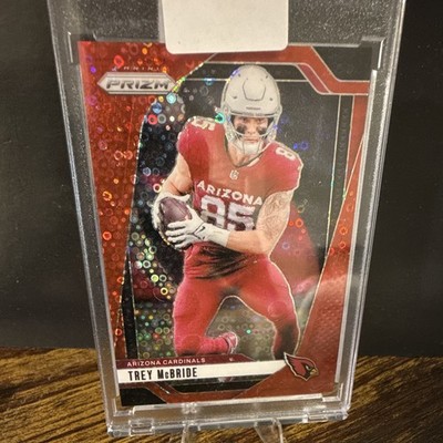 2024 Panini Prizm Trey McBride No Huddle Red Prizm /75 #4 Cardinals 24/75