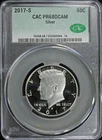 2017-S Silver Kennedy Half Dollar CAC PR-68 DCAM  (2531980)