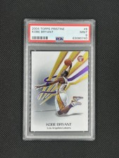 Topps 2004-05 Pristine Kobe Bryant #8 PSA 9 Lakers Basketball Card