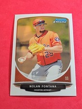 2013 Nolan Fontana ROOKIE RC Bowman Chrome #BCP112