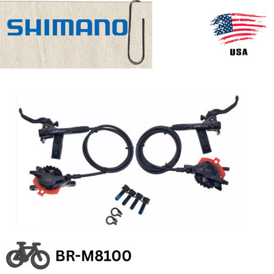 Shimano XT BL BR-M8100 Hydraulic Disc Brake Set Levers Pair Front Rear J03A